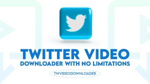 Twitter Video Downloader With No Limitation